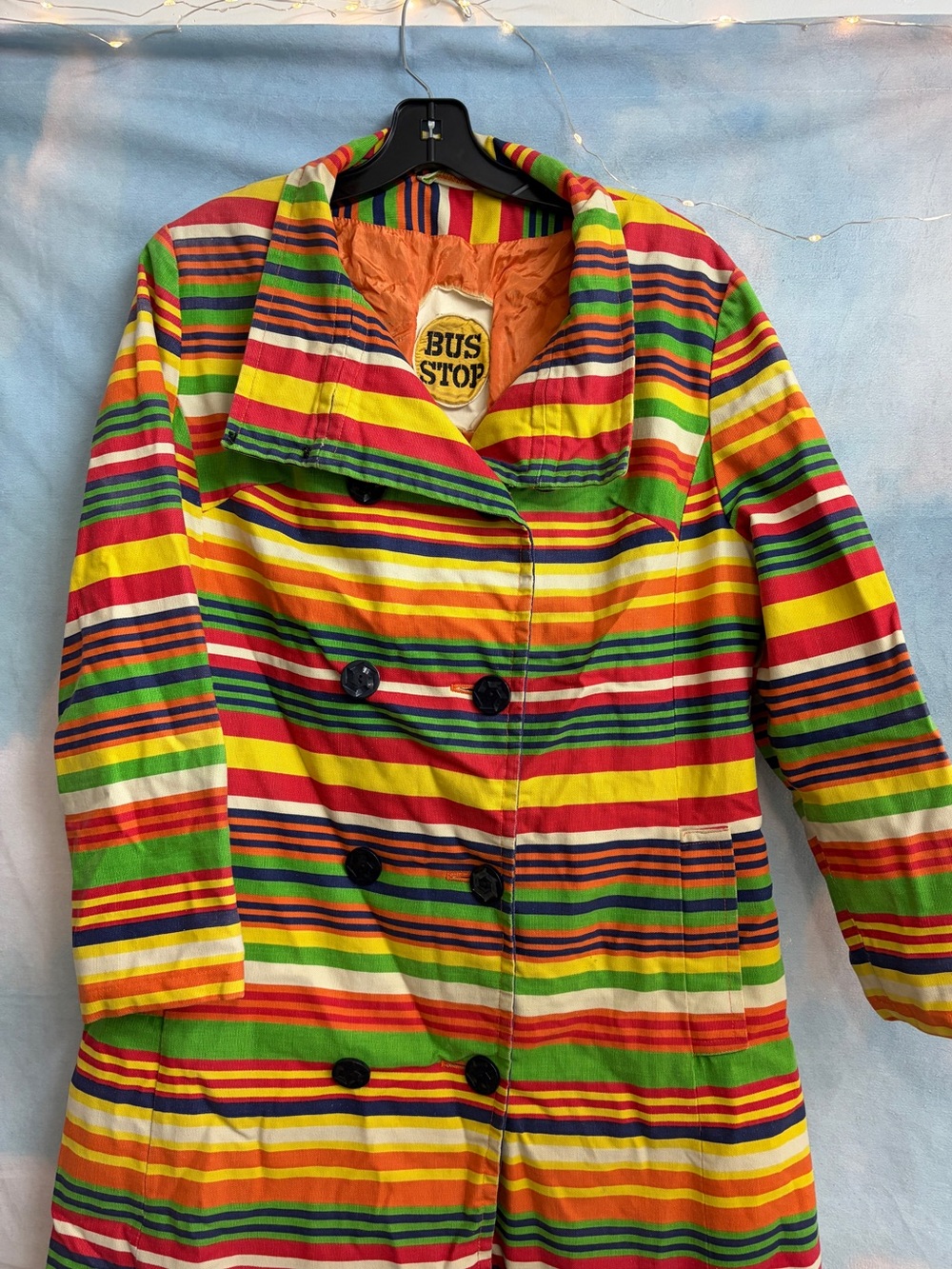 Vintage 1960s Lee Bender by Bus Stop London Peacoat Jacket